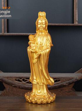 送子观音菩萨佛像客厅家用居家供奉佛摆件家居风水摆设