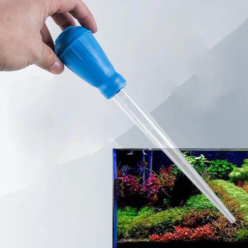 Aquarium Pipette Fish Tank Siphon Aquarium Clean Tool Manual