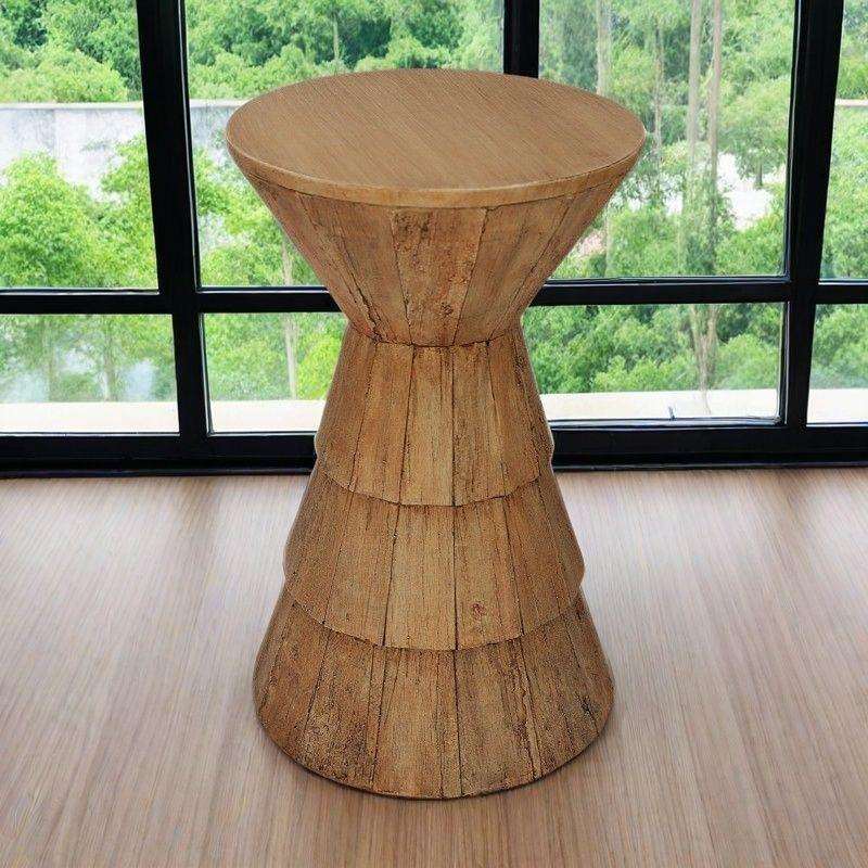 小茶几古风摆件单人沙发花架花盆落地式落地替代品中阳台小茶桌