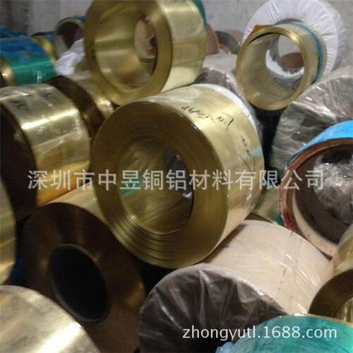 H65黄铜箔H62黄铜带黄铜片黄铜板黄铜排黄铜皮垫圈片分条激光切割