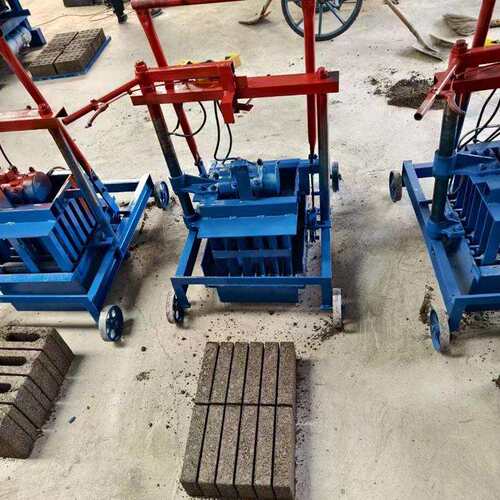 小型混凝土砌块机空心砖标砖免烧制砖机移动式斜推空心砖设备砖机