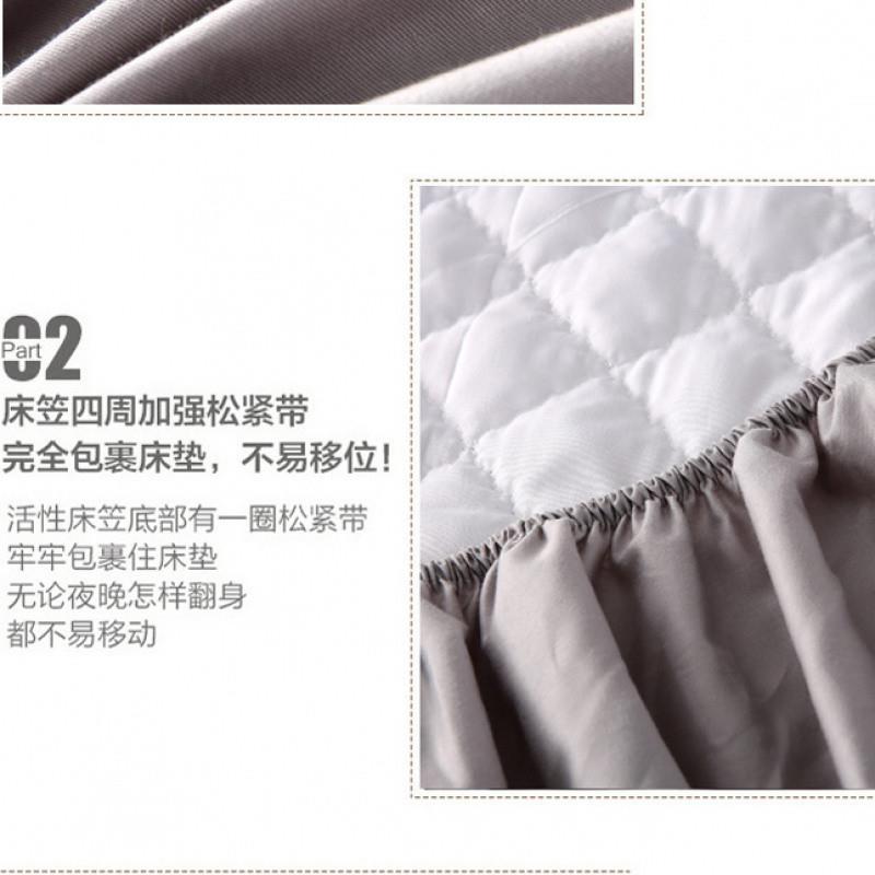 加OO%纯防螨虫床笠单件NCS床垫保护套1夹棉厚棉防滑席梦思床垫保