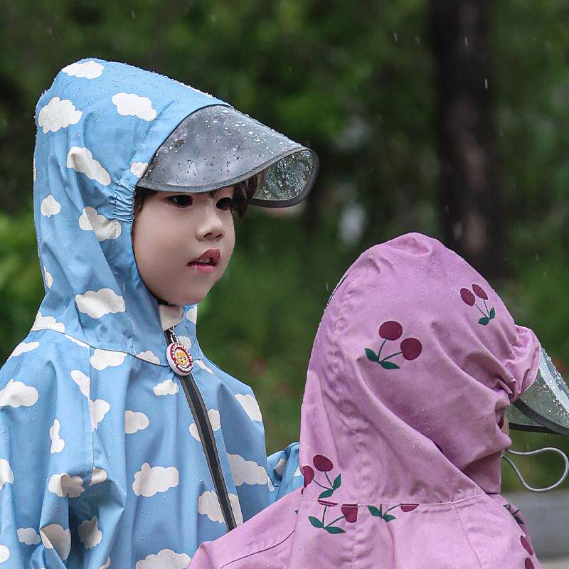儿童雨衣宝宝连身套装小童玩雪男童全身防水幼儿园玩沙服女童雨披