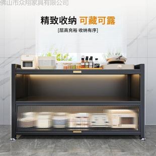 餐边橱柜茶水柜边柜农村厨房碗柜柜储厅柜客餐边柜岩VNX板茶吧柜