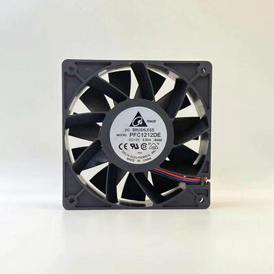 台达DeIta12038 12V 4.80A PFC1212DE服务器烧烤炉柴火炉暴力风扇