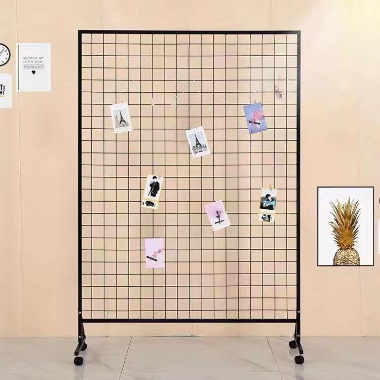 铁网格货架网架铁丝网展示网格幼儿园作品置物架收纳铁艺网格挂钩