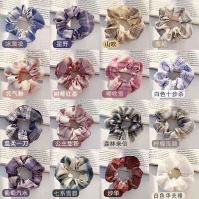 3/5/Pcs Silk Scrunchies Print Leopard Scrunchie Set Elastic