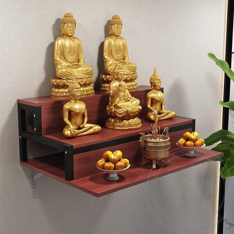壁挂式吊柜现代经济型财神爷佛龛观音神台神龛供台供桌家用佛台
