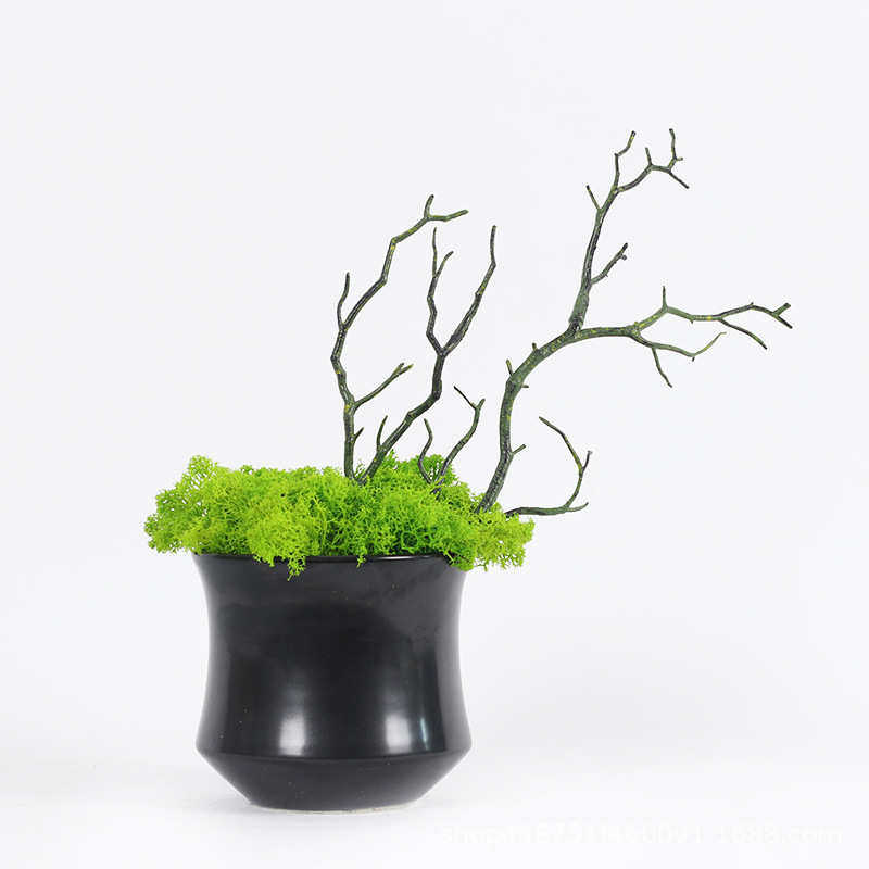 现代新中式家居仿真绿植盆景摆件样板间洽谈桌花艺软装酒店工艺品,鲜花速递/花卉仿真/绿植园艺,仿真绿植,淘宝优惠券,粉丝福利购,淘宝优惠卷