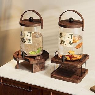 高颜值玻璃冷水高壶中古风带头大容量耐龙温家凉水壶果茶饮OEF用