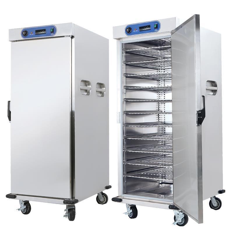 单HDN双门宴会保不温餐车商用1层酒店门送餐车电脑版锈1钢保温车