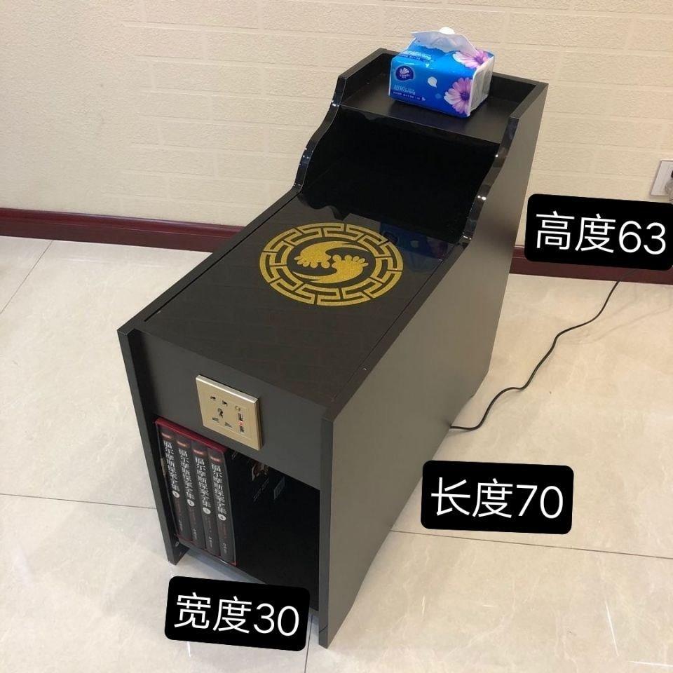 足浴店茶几柜足疗茶几桑拿按摩床浴场足浴沙发中间小茶几柜经济型