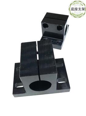 支柱固定夹侧安装底座用方形支架RCJ21 RCJ27光轴导向轴支座RCJ22