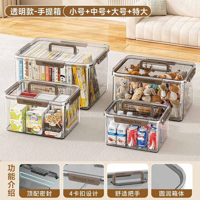 旧书本整理盒子医药箱收纳箱手提便携式密封提手玩具急救药品加厚图片