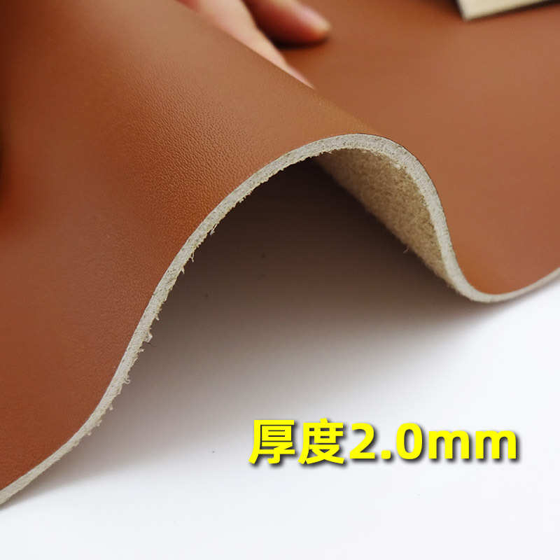 硬超纤皮革 2mm加厚真超纤皮革面料平纹挺阔高强度 硬挺超迁皮革