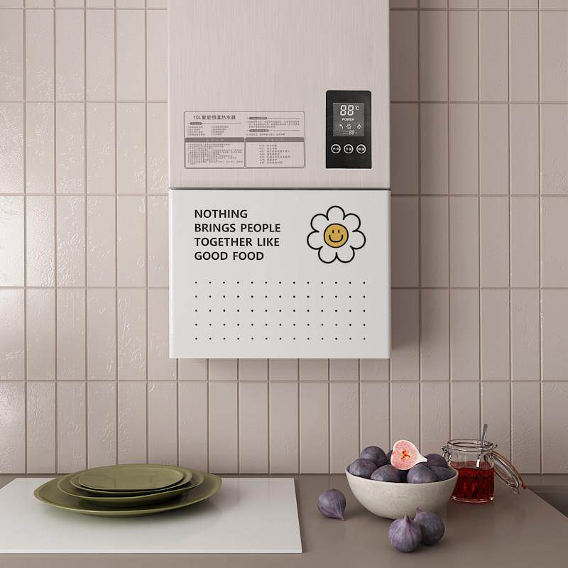 热水器遮挡罩厨房免打孔燃气表管道管线 线装饰遮丑遮盖压克力洞