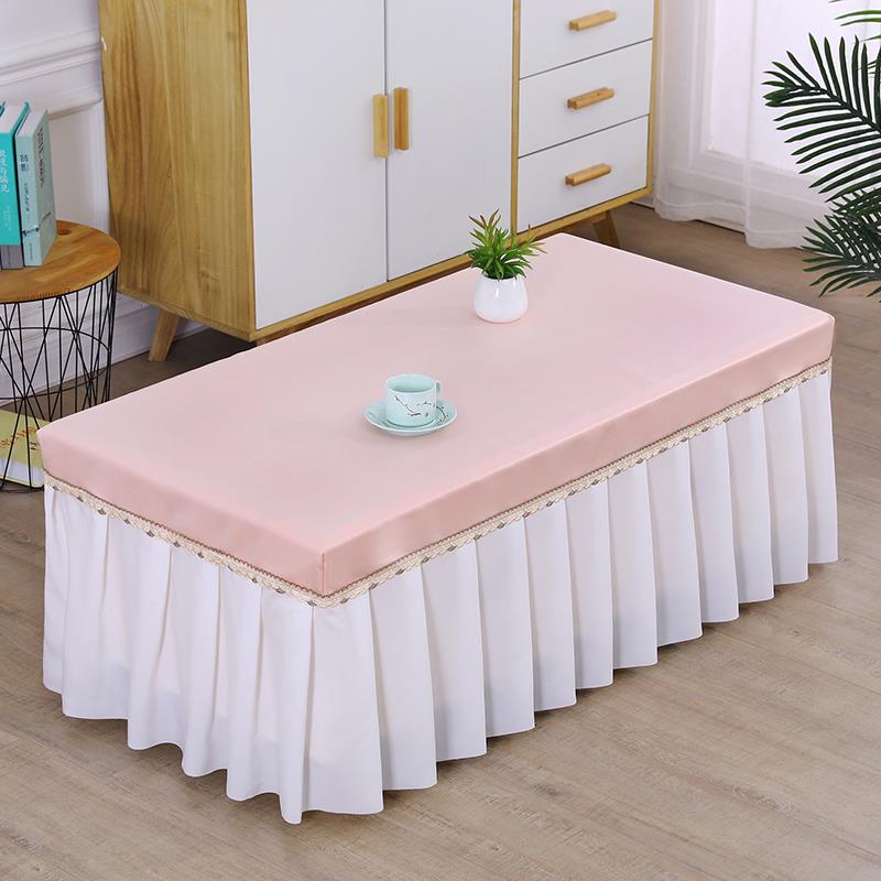 6B6新防水7防油洗免炉罩茶几桌布罩长电方形电F77M68T9视柜防尘罩