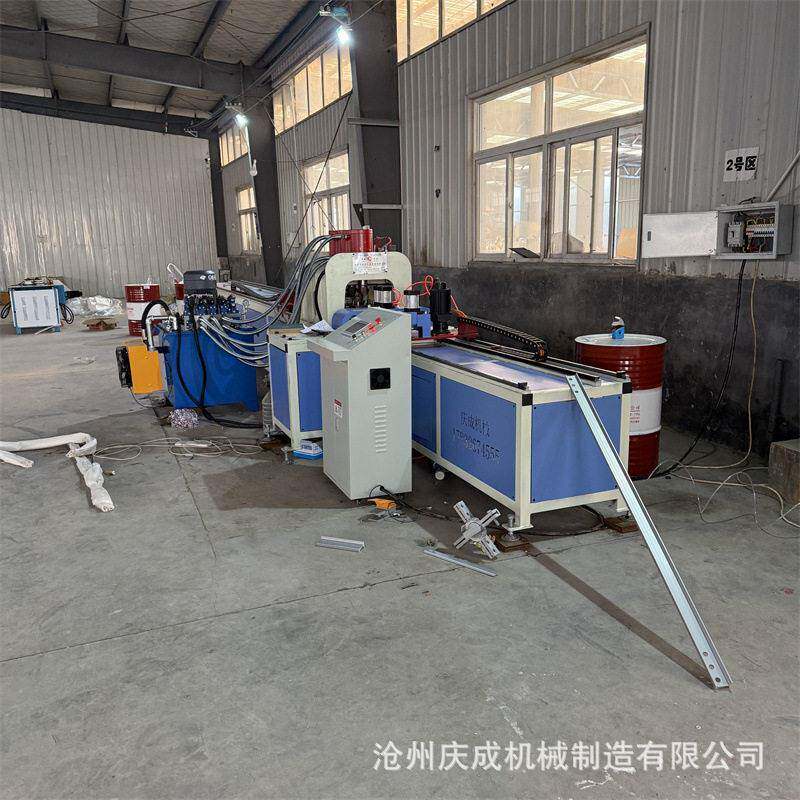 铁塔防坠落防坠落导轨装置冲孔机T型钢工字铝冲孔机