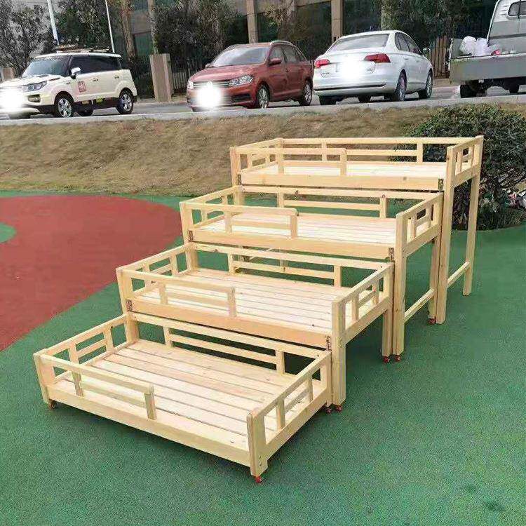 幼儿园小床高低床上下床实木床塑料床午睡床厂家午休小床