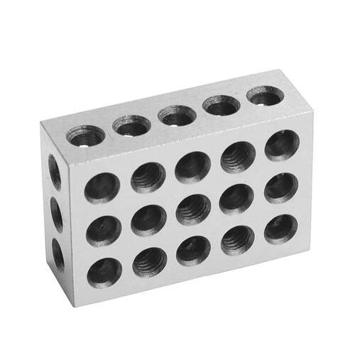 25x50x75公制23孔平行垫块1-2-3铣床平行垫铁虎钳平型等高块