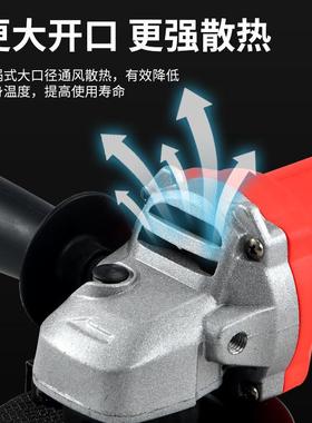 无刷锂电动角磨机大功率电切机磨光机能多功切割电动93114割工具