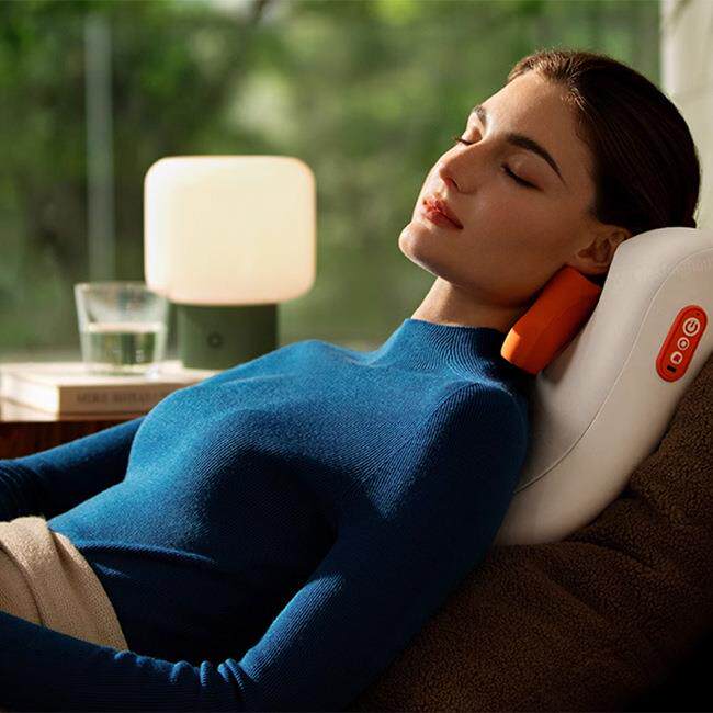 新款座椅靠背垫靠腰久坐不累腰部支撑办公室腰托背靠电动按摩靠垫