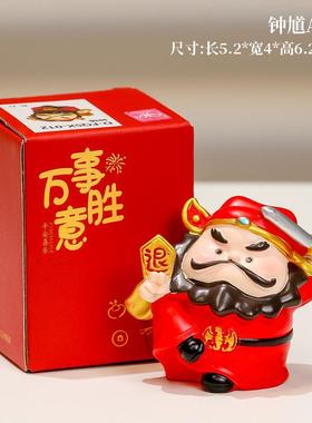 工艺品办公室钟馗摆件装饰摆件