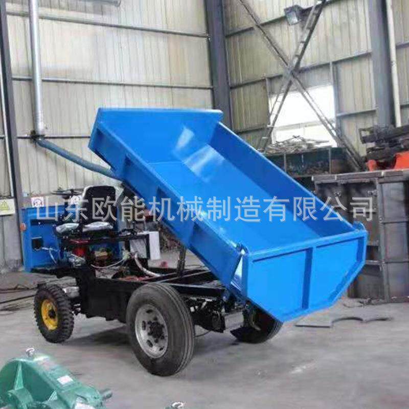 电动四轮搬运周转车 四轮电动平板运输车 矿用四轮运输车 -吨