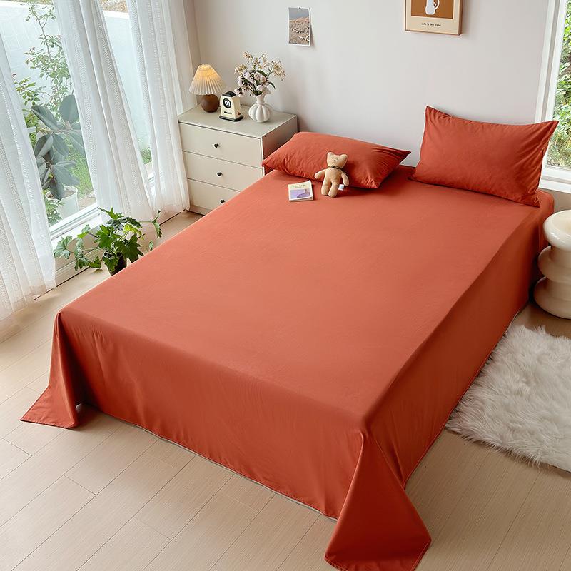 舒人尊LYLY||单件床单A类加厚磨毛全棉纯棉单防尘单人被双床大客