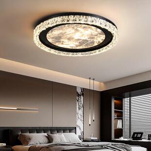 2026年新款 极简轻奢感主卧大气年轻人灯具房间led卧室吸顶灯 意式