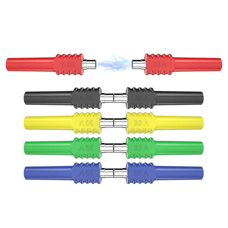 带香蕉磁性线线插头测试4mm柔性测试套件线测试跳线连接套装磁性