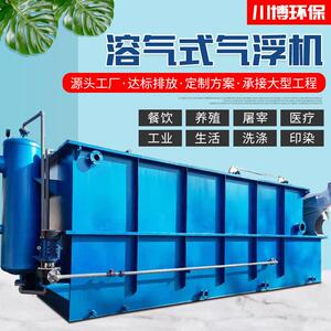 气浮机污水处理设备厂家定做食品印染屠宰污水平流式溶气气浮机