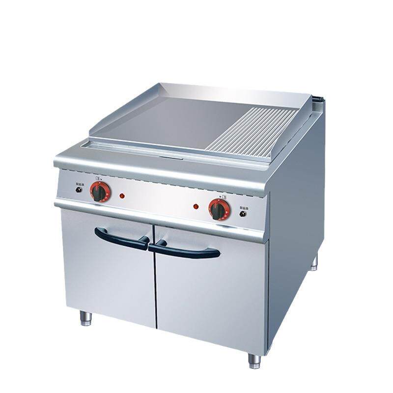 商用大功率燃气加厚厅扒炉107餐酒店用连大型1/3西坑电扒炉柜座