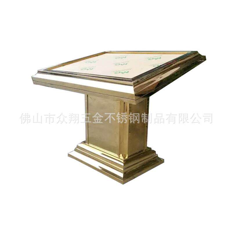 众翔卧式灯箱不锈钢钛金灯箱大堂指引牌广告灯箱展示水牌