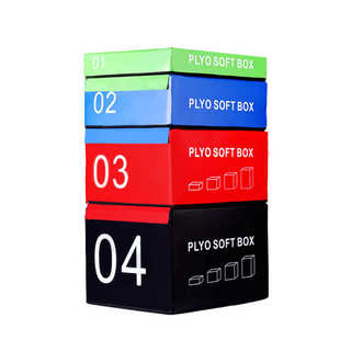 儿童跳箱四合一健身房跆拳道场馆跳箱训练器组合体适能材器材批发