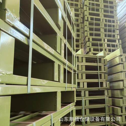 金属托盘冷轧钢四向进叉定制尺寸货架托盘仓库叉车周转叉车栈板