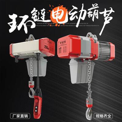 厂家制造浙江宁波环链电动葫芦国产机械0.25T环链电动葫芦