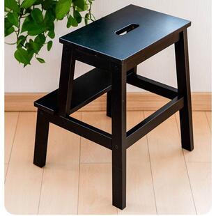 实木两层凳家用垫脚马桶凳实木儿童凳子浴室防滑凳踩脚阶梯凳