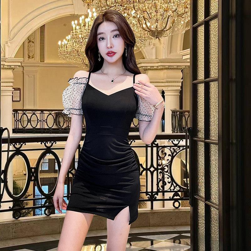 足浴工作服减龄款k歌沐足技师工衣连衣裙吊带性感spa桑拿技师服女
