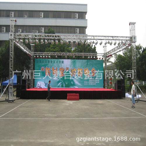 小型舞台桁架背景架活动拆装铝合金舞台背景铝合金桁架