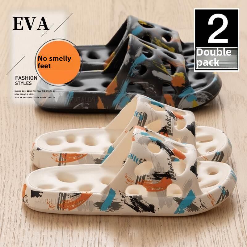 2025新夫妇浴防滑速干浴室漏女夏季伊娃拖鞋