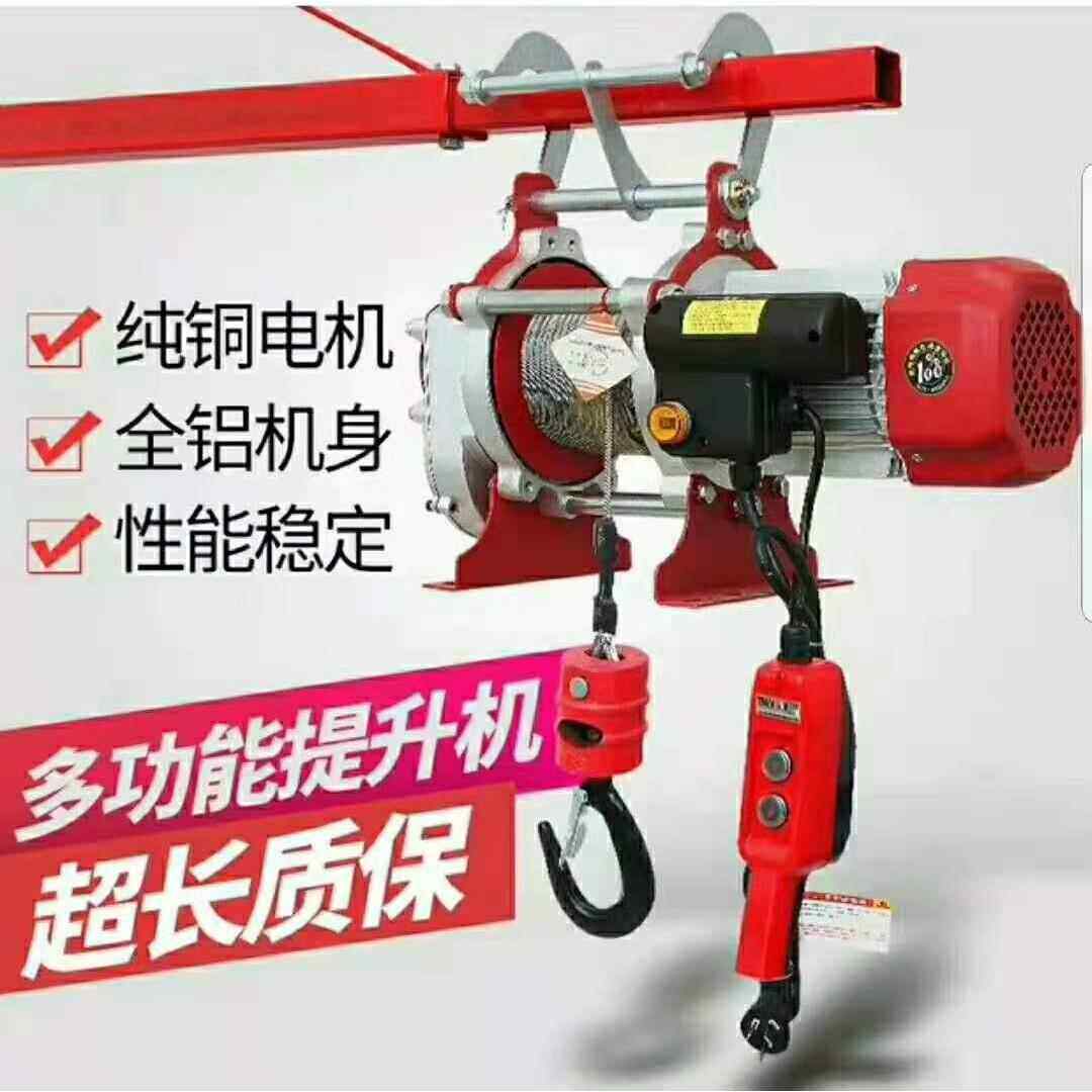 电动葫芦220V家用微型吊机提升机250公斤15米悬挂式小金刚牵引机