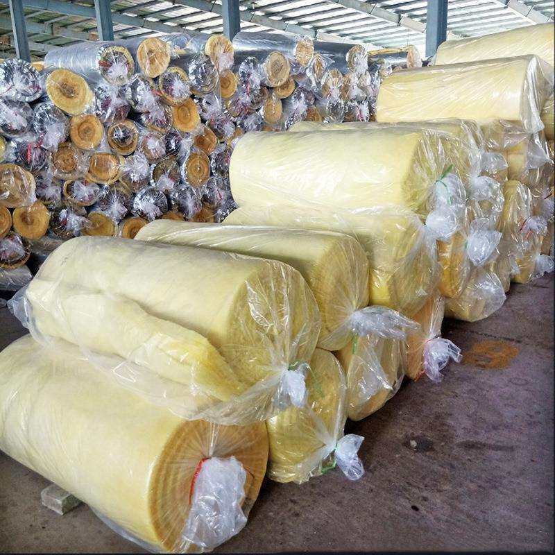玻璃棉板铝箔卷毡厂家屋顶大棚保温棉隔热材料建筑防火保温板