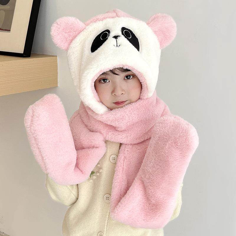 鲨鱼儿童帽子围巾手套一体三件套男女童冬季护耳毛绒宝宝护脸围脖,服饰配件/皮带/帽子/围巾,三件套,淘宝优惠券,粉丝福利购,淘宝优惠卷