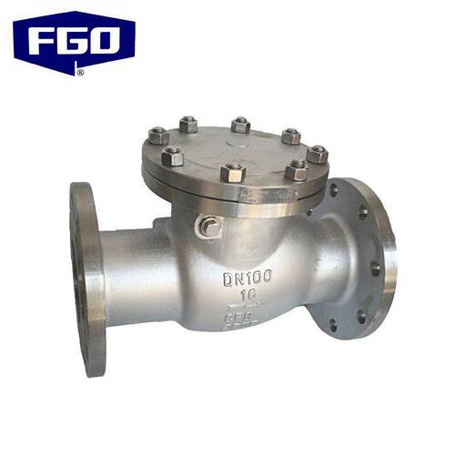 FGO旋启式止回阀16不锈钢+金属硬密封重型耐50℃H44W-25R