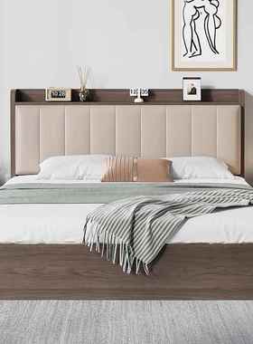 床实木RSA床型1.包5m用主卧双人床现代简约软床出租房用经济单新