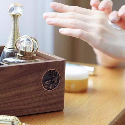 黑胡木桃门盒口实KZO木入户进纳门玄关钥匙托盘桌面收摆件钥匙置