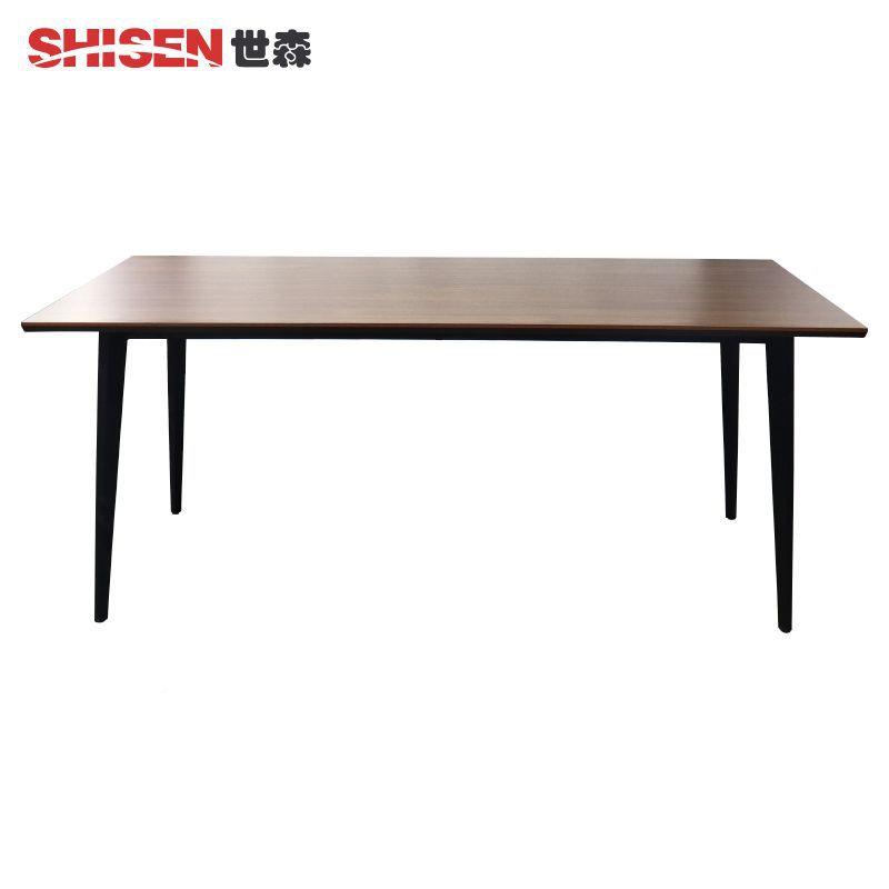 会议桌长简钢架桌条桌6SS-TH061/8人/10洽谈桌约员工办公卡位职员