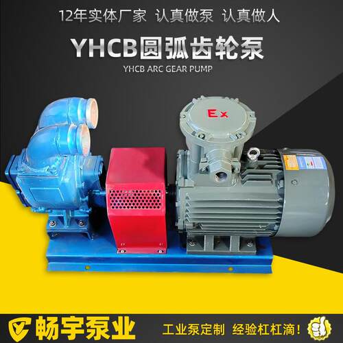 圆弧齿轮泵大流量润滑油汽油柴油输送圆弧齿轮泵