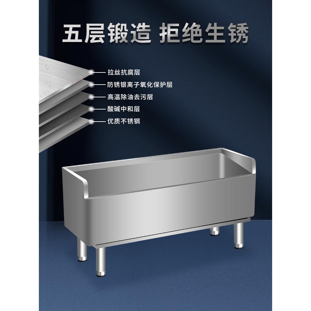 商用不锈钢拖把池家用阳台长方形拖布池户外洗拖把池大尺寸墩布池